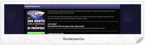 Crazy Vegas Casino Kundenservice