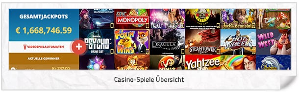 Vegas Winner Casino-Spiele